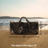 Fitdom 90L Large Mesh Duffle Bag for Scuba Dive or Snorkel Equipment, Ideal for Water Sports & Beach Activities