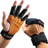 SueStar Workout Gloves, Heavy Duty Cowhide Padded Weight Lifting Gloves with Wrist Support,