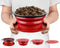Tuff Pupper SuperBigSlurp Collapsible Dog Bowls, Portable Travel Bowls with Storage Lid for Pets