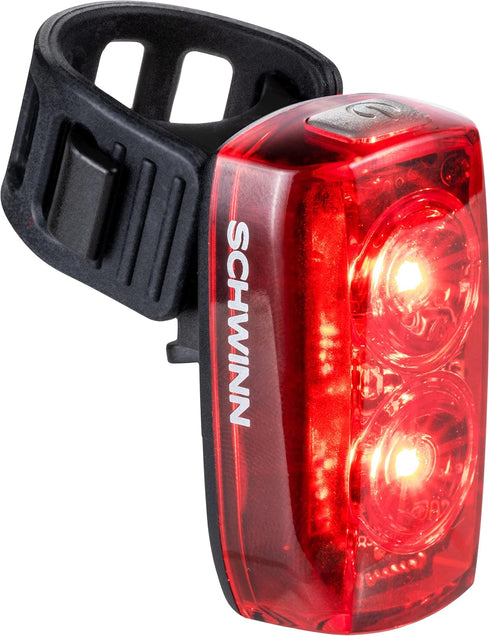 Schwinn Rechargeable Bike Tail Light, 80 Lumens, Type-C USB, Enhanced Visibility, Bicycle Accessory