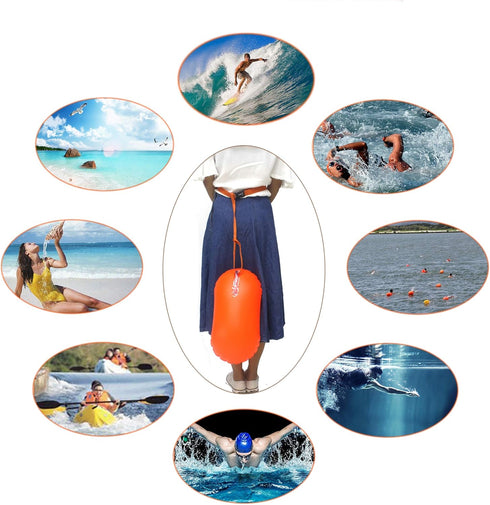 Swim Belts for Open Water - Swim Buoy Float for Safer Swim Training