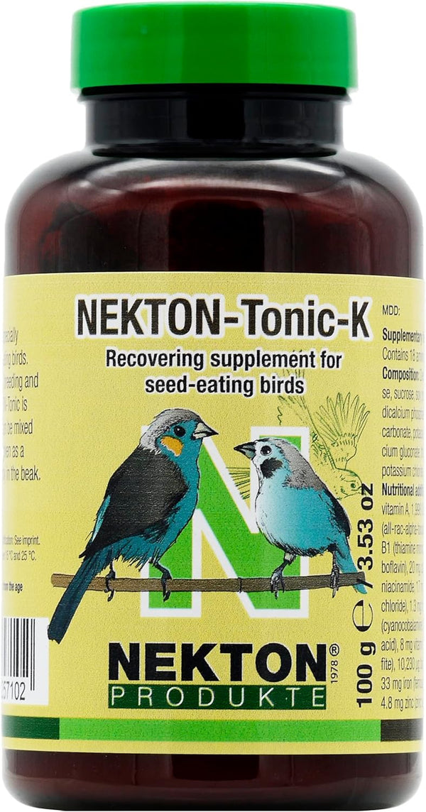 Nekton Tonic-K Restorative Supplement for Seed-Eating Birds, 100g (3.5oz)