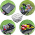 RAYMACE Rear Bike Basket with Waterproof Cover, Bicycle Cargo Rack Storage for Back Under Seat