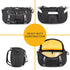 Multifunctional Motorcycle Handlebar Bag - Water Resistant Tool Bag for Motorbike, Dirt Bike, Bicycle, ATV