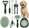 HamInWay 8-in-1 Pet Grooming Kit for Dogs & Cats Includes Brushes, Combs,
