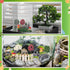 RoundFunny 23 Set Pcs Jumping Spider Enclosure and Habitat Miniatures Figurines Clear Acrylic Enclosure Mini Jumping