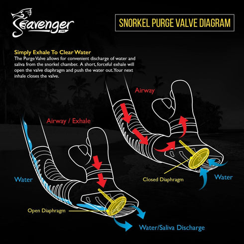 Set Seavenger Snorkel with Aviator Mask