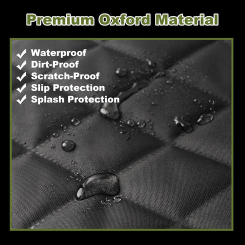2 Packs Femuar Car Front Seat Cover for Dogs, Waterproof Pet Car Seat Protector, Nonslip Scratch-Proof Dog Seat Cover