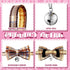 Weewooday 10 Pcs Breakaway Cat Collar with Bow Tie and Bell, Adjustable Cute Plaid Safety Collars for Cats