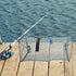 3pcs 50x20x20cm Luxshiny Folding Lobster Trap and Minnow Fishing Net with Spring Frame Small Mesh Bait Trap