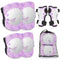 Knee Pads for Kids Girls Protective Gear Set, Adjustable Knee and Elbow Pads with Wrist Guard for 3-8 Years
