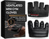 FITNESS FORCE Workout Gloves for Men & Women Partial Weight Lifting Non-Slip