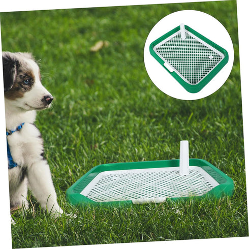 PENIKOKO Dog Toilet Indoor Potty Tray Multi-Functional Dog Pee Potty for Small Easy to Clean Design Reduces Floor