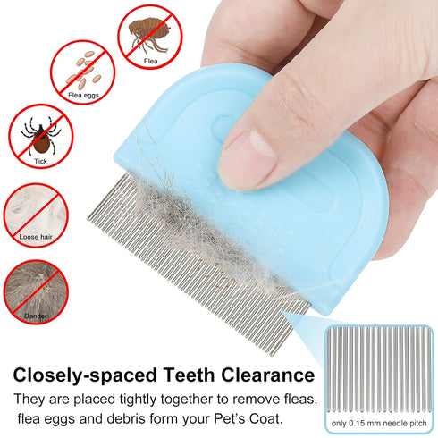 Cat Brush | Laiannwell Pet Grooming Supplies for Removing Matted Fur for Cats, Dogs, and Bunnies (3 Packs)