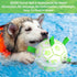 Glow in The Dark Dog Toys - Interactive Light Up Soccer Ball with Straps for Small & Medium Dogs, Puppy Gifts