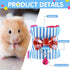 2 Pieces Hamster Harness and Leash Set - Small Guinea Pig Clothes with Bowknot Bell, No Pulling Comfort Padded Vest