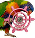 Generic Parrot-Toys Interactive Spinner Bird-Toys for Parakeet-Cockatiel Budgie Bird Cage Accessories Relieves Boredom