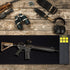 Teksti Compositional Gun Cleaning Mat - Large 49”x16” Workbench Mat with Magnetic Pad Organizer for Easy Storage