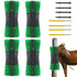 TrailBlaze 4Pcs Livestock Scratching Brush Kit - Extra Large Size, Upgraded Horse/Goat/Cow/Cattle Scratcher