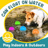 PatsFran 6 Pack 2.5" Puppy Toys for Teething, Interactive Dog Toys, Squeaky Dog Balls and Treat Balls, Dog Chew Toys