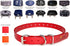 Heavy Duty Red 3/4" TPU Coated Nylon Replacement Dog Collar Strap with Metal Buckle for Shock, Bark, Electric +