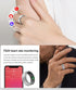Fitness Waterproof Smart Rings for Men & Women, Health Ring for Pedometer, Heart Rate and Sleep Tracking, iOS & Android