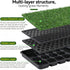 MHADBKH 3-Layer Artificial Grass Dog Potty Pad with Tray, Washable Reusable Puppy Training Pad for Indoor Outdoor Use