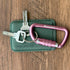 FresKaro 3inch Auto Locking Carabiner Clips, Heavy Duty Keychain Aluminum, Holds 2698lbs, Lightweight, 4 Colors