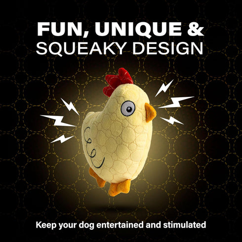 Dog Toys for Aggressive Chewers - Kevlar Fun Animal Super Chewer Toys for Large, Medium, Small Dogs