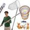 2 Sets Chicken Catching Net with 2 Poles 2 Nets Extra Durable