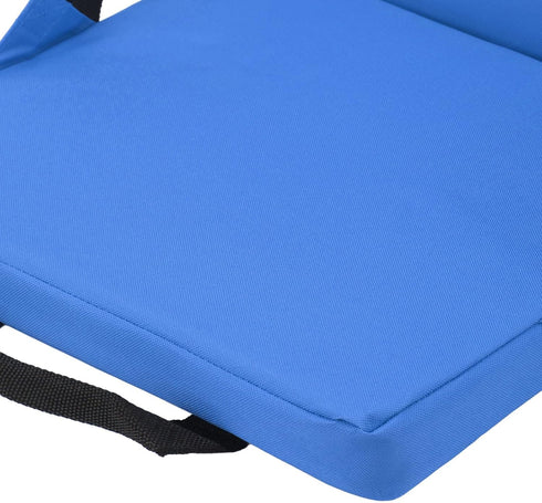 Alomejor Stadium seat, with Back Support Foldable Chair Soft Sponge Cushion for Stadium Beach Outdoor Events Camping