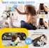 6 Pack Puppy Teething Toys, Blue Small Breed Chew Toys with Rope, Plush Squeaky Set for Interactive Pet Play