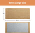31.5 14 Inch Ordora Large Cat Scratcher Mat: X Upgrade Soft Sisal Horizontal Cat Floor Scratching Pad, Cat Scratching