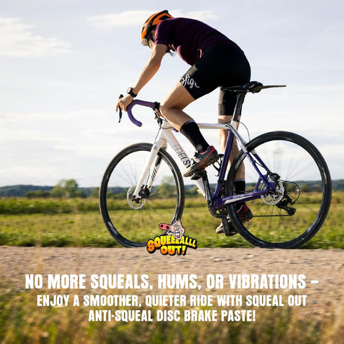 PV BIKE WORKS 3 oz Squeal Out Anti-Squeal Disc Brake Paste Brake Lubricant & Rotors Lube, Stops Squeal for Brakes, Jar