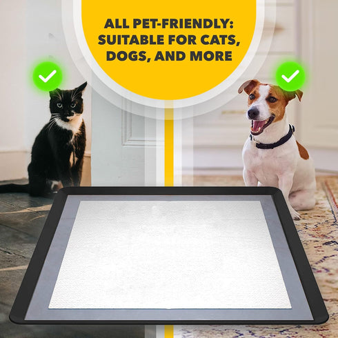 24 24 Skywin TidyFriend Dog Pee Pad Holder Tray - Fits Up to x Pee Pad Holder for Dogs - Stable Grip, Raised Edges