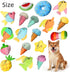 28Pcs Set Squeaky Dog Toys Bulk - Cute Small Dog Toys Plush Puppy Chew Toys for Small/Medium Dogs, Interactive Pet Toys