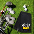 Hafhue Golf Dad Embroidered Golf Towel, Golf Accessories for Men, Birthday Gift for Dad, Retirement Gift for Golf Fan