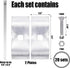 Mabeeze Dog Kennel Panel Clamps for 1-3/8" Pipes - 20 sets Pack of Galvanized Steel Connectors for Chain Link Fence