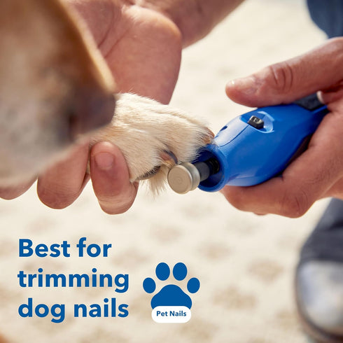 416HP Dremel Diamond-Coated Rotary Nail Grinder Bit - Ideal for Dog Nail Grooming, Gentle with Precise Control