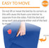 K&H Pet Products Cool Bed III Dog Cooling Mat, Cooling Dog Beds for Medium Dogs, Outdoor Dog Bed Cooling Pad, Blue