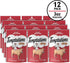 3 oz. (Pack 12) Temptations Classic Soft Cat Treats, Hearty Beef Flavor, Crunchy Cat Treats, Pouch
