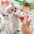 2 1 25 lbs, 3 Pack Nylabone Puppy Starter Kit, Teething Toys and Natural Treat for Puppies, Chicken & Bacon Flavor