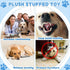 Honoson 9 Pcs Squeaky Plush Dog Toys - Durable Soft Teething Toys for Small Medium Dogs (Cute Animal)