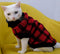 Turtleneck Dog Argyle Sweater for Medium Dogs