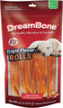 DreamBone Triple Flavor Rolls, 6 Count, Rawhide-Free Chews for Dogs