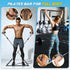 Pilates Bar Kit with Resistance Bands, Multifunctional Yoga Bar with Heavy-Duty Metal Adjustment Buckle for Home