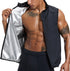 Men's Full Zipper Sweat Vest - HOTSUIT Sauna Vest for Weight Loss & Gym