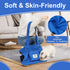 Cat Soft Travel Carrier Sling Bag, Pet Supplies for Nail Trimming, Color Blue Size XL, Adjustable Crossbody Strap