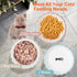 2024 NEW Anti Whisker Fatigue Cat Bowls Set, Healthy Ceramic Flat Cat Food Bowl for Indoor Cats
