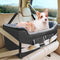 INFANZIA Dog Car Booster Seat, Elevated Pet Car Seats for Large Medium